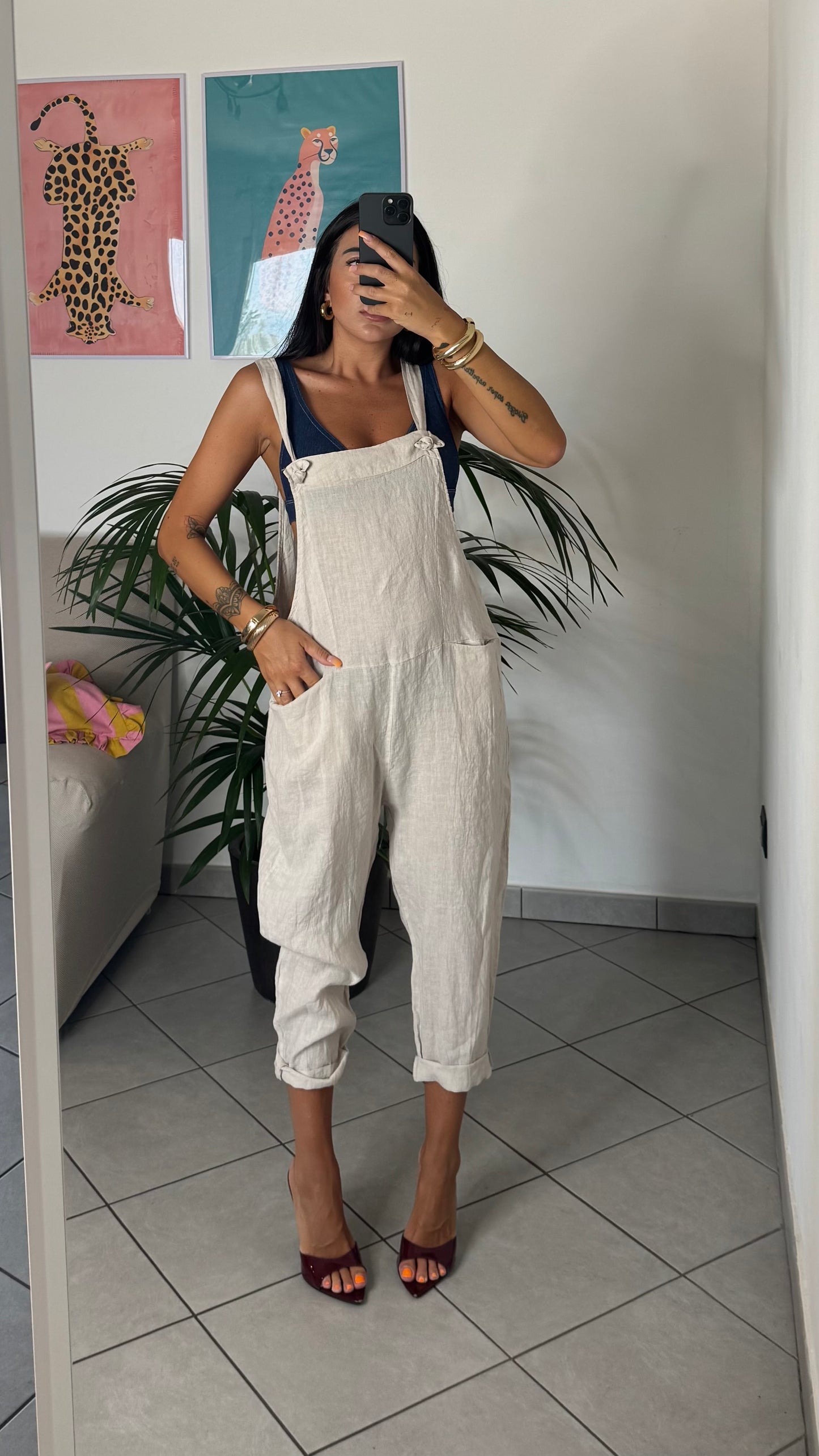 Salopette NILO sabbia