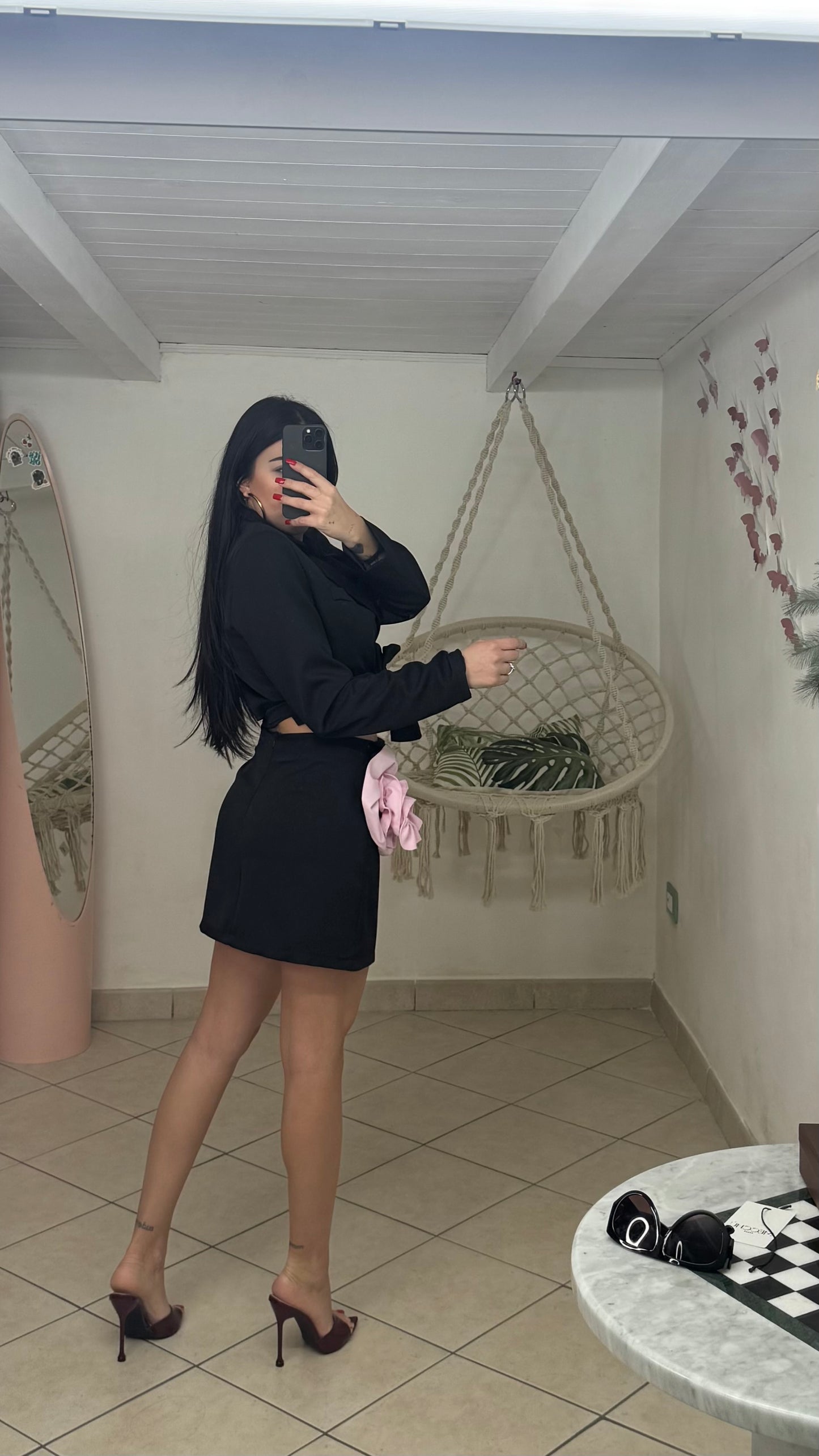 Completo ROSES nero