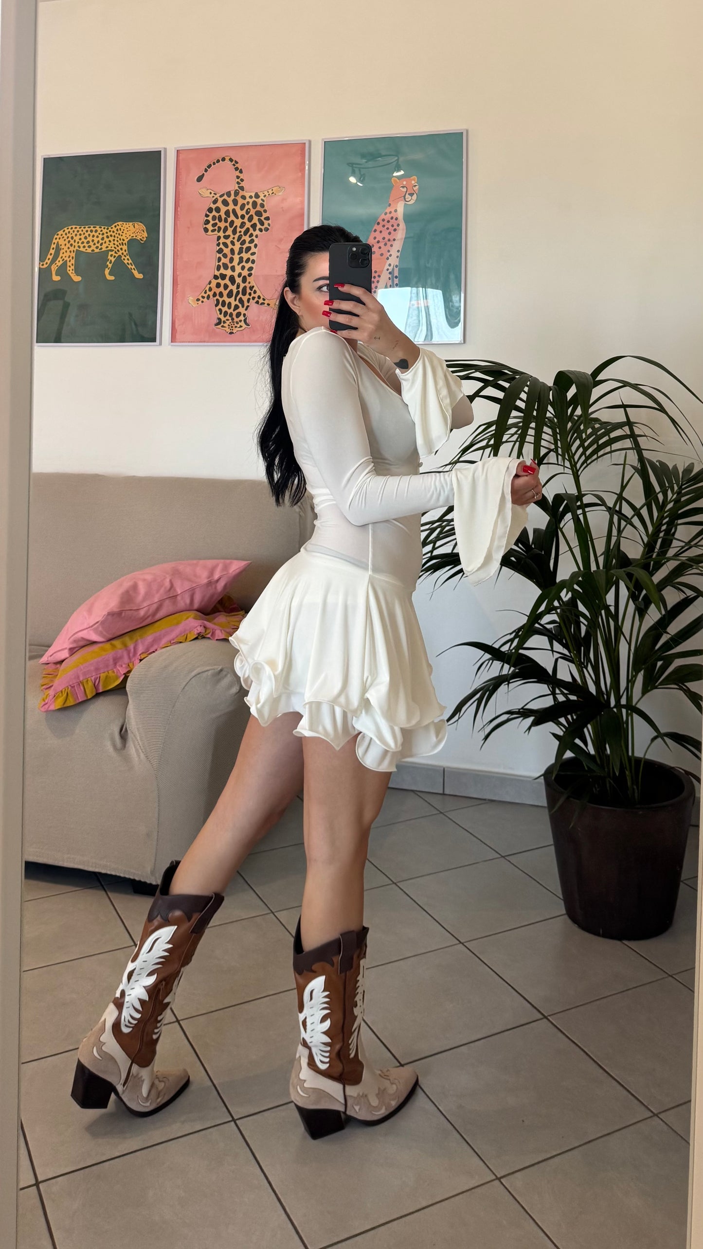 Dress FLAMENGO bianco