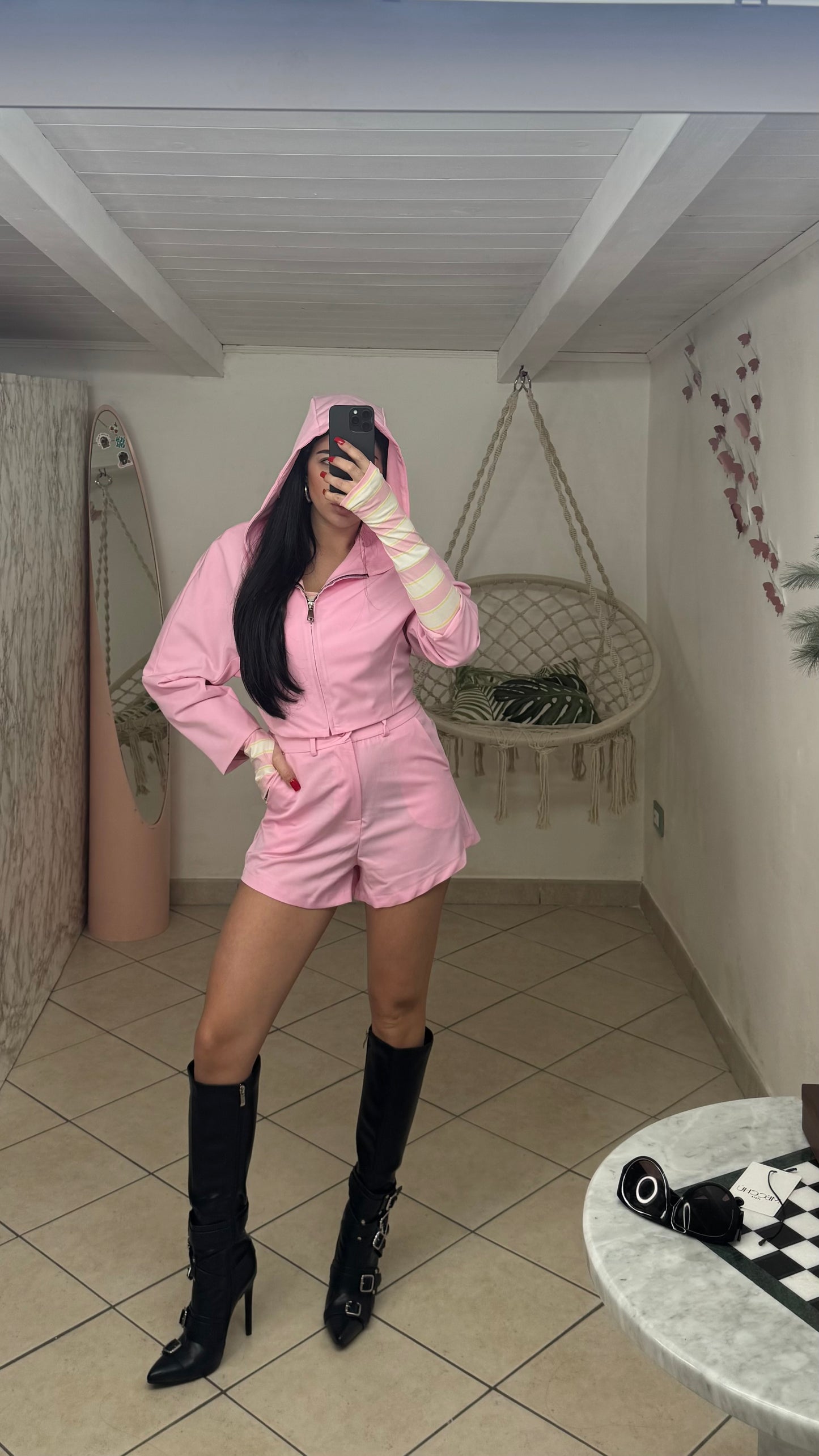 Co ord set ELIDE rosa