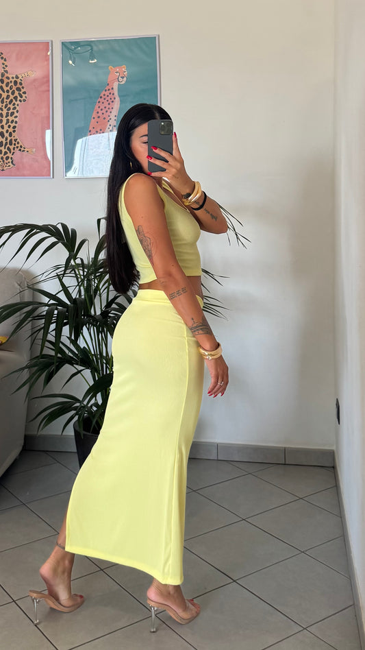 Co ord set RUBY giallo