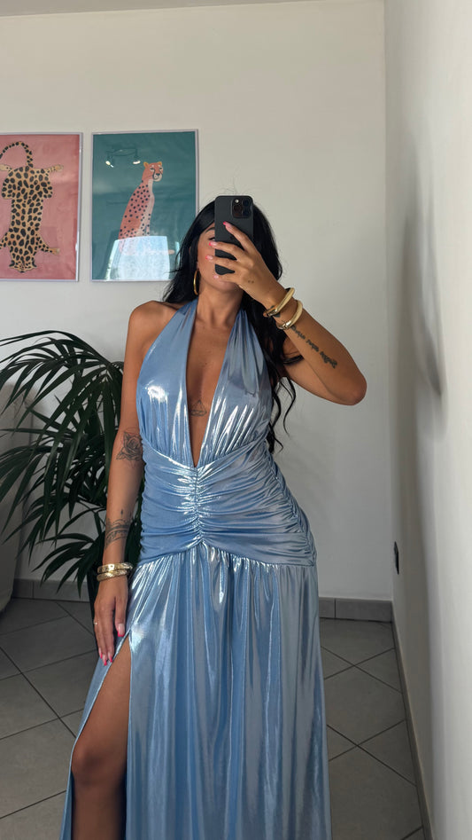 Dress SOLEDAD azzurro