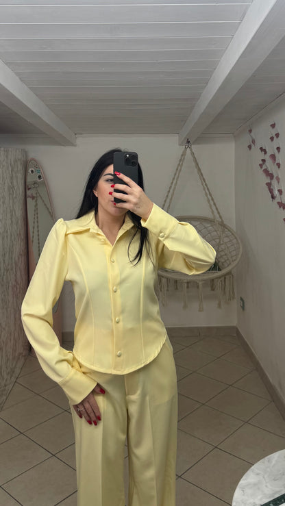 Completo SPRING giallo burro