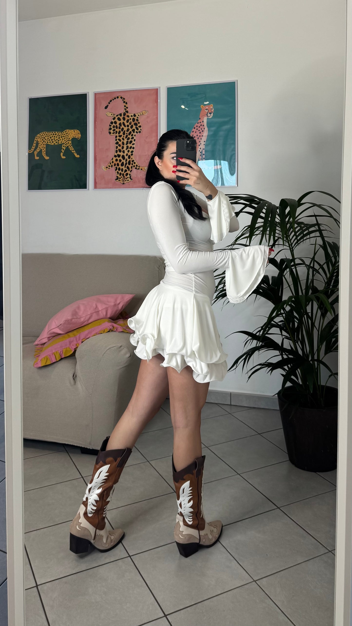 Dress FLAMENGO bianco