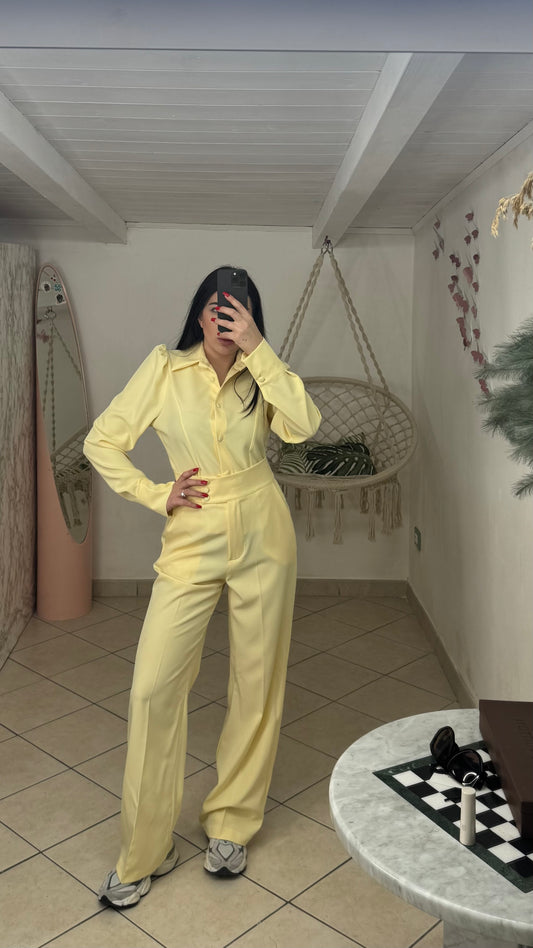 Completo SPRING giallo burro