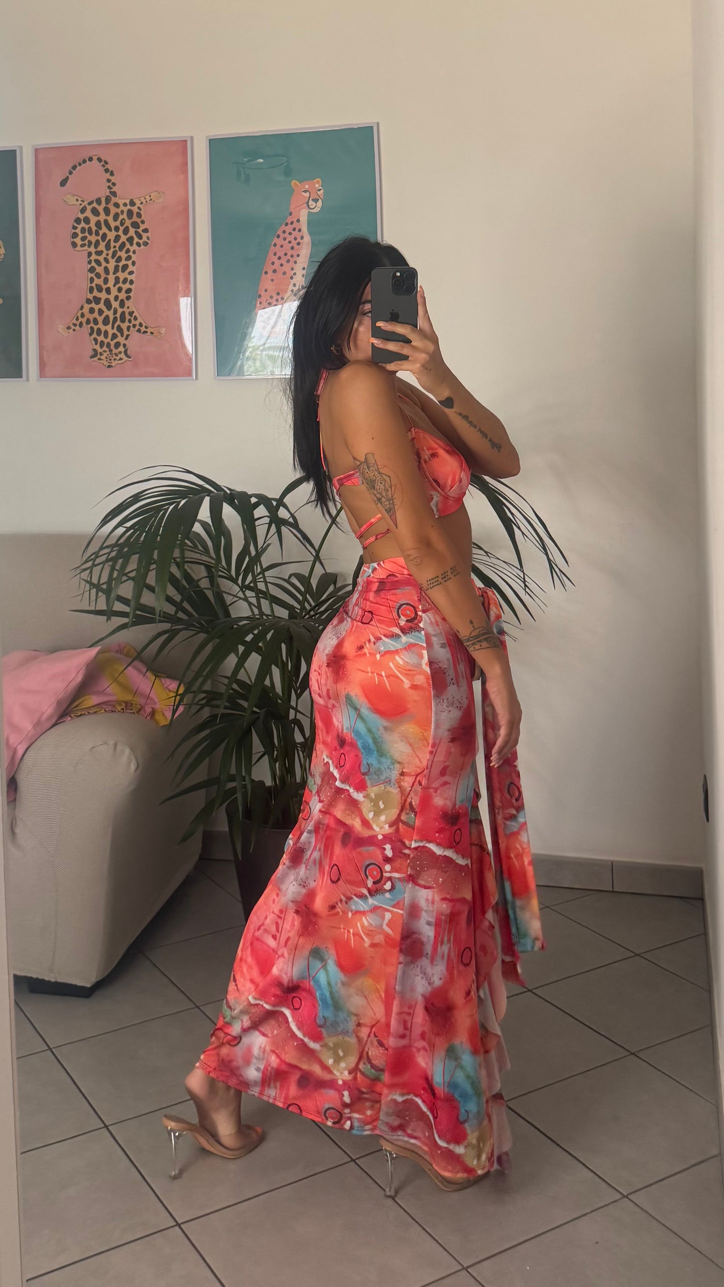 Co ord set SUMMY arancione