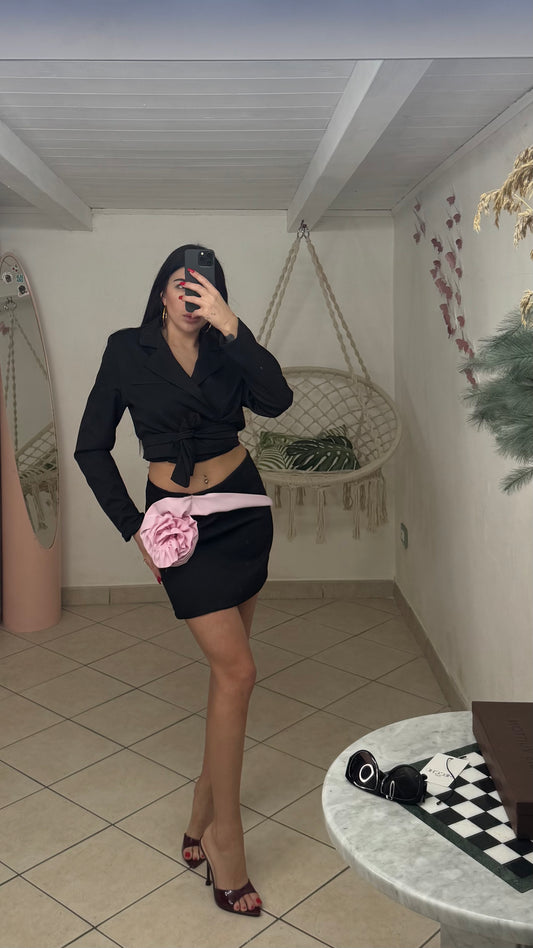 Completo ROSES nero
