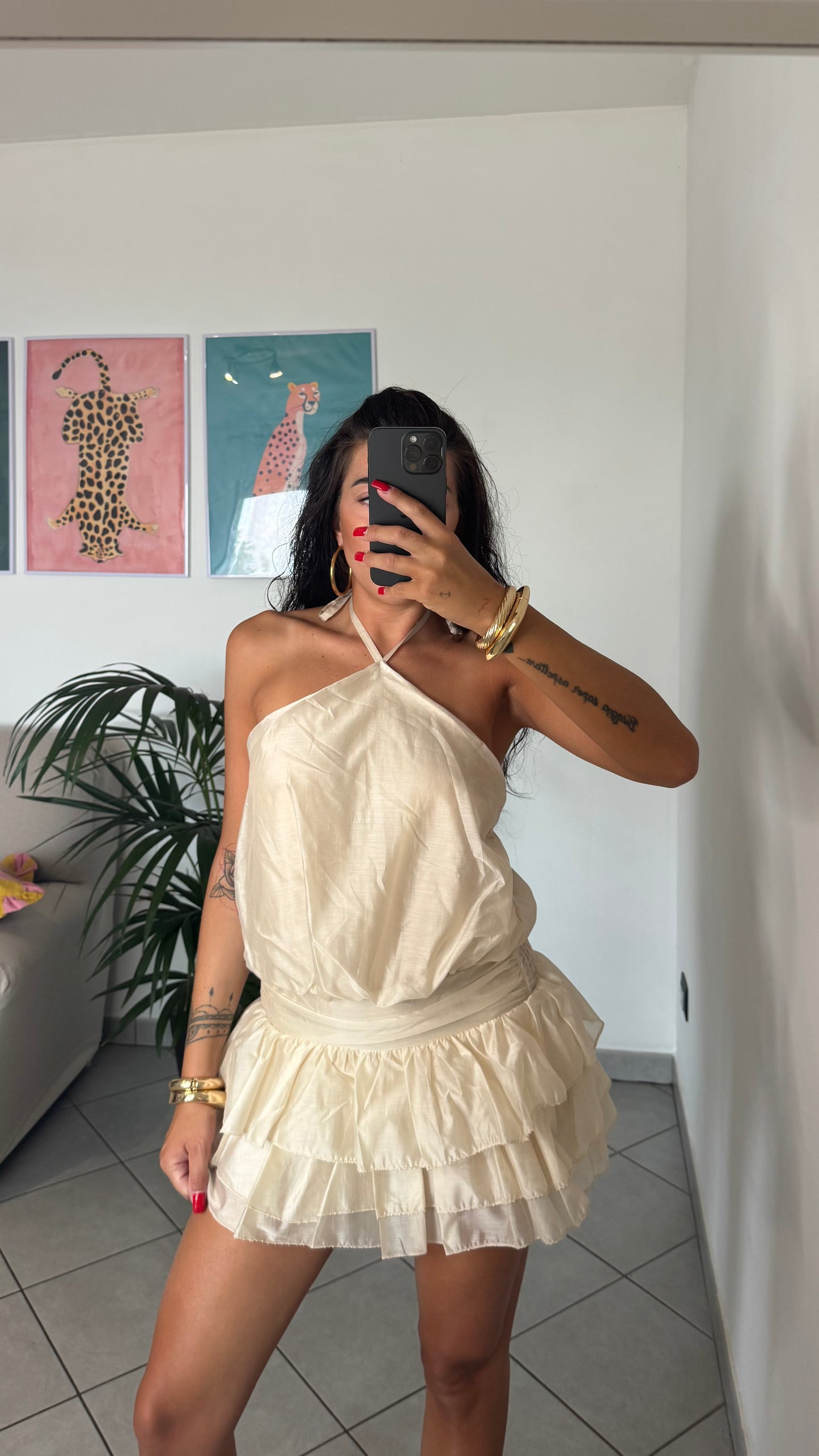 Dress LISA crema