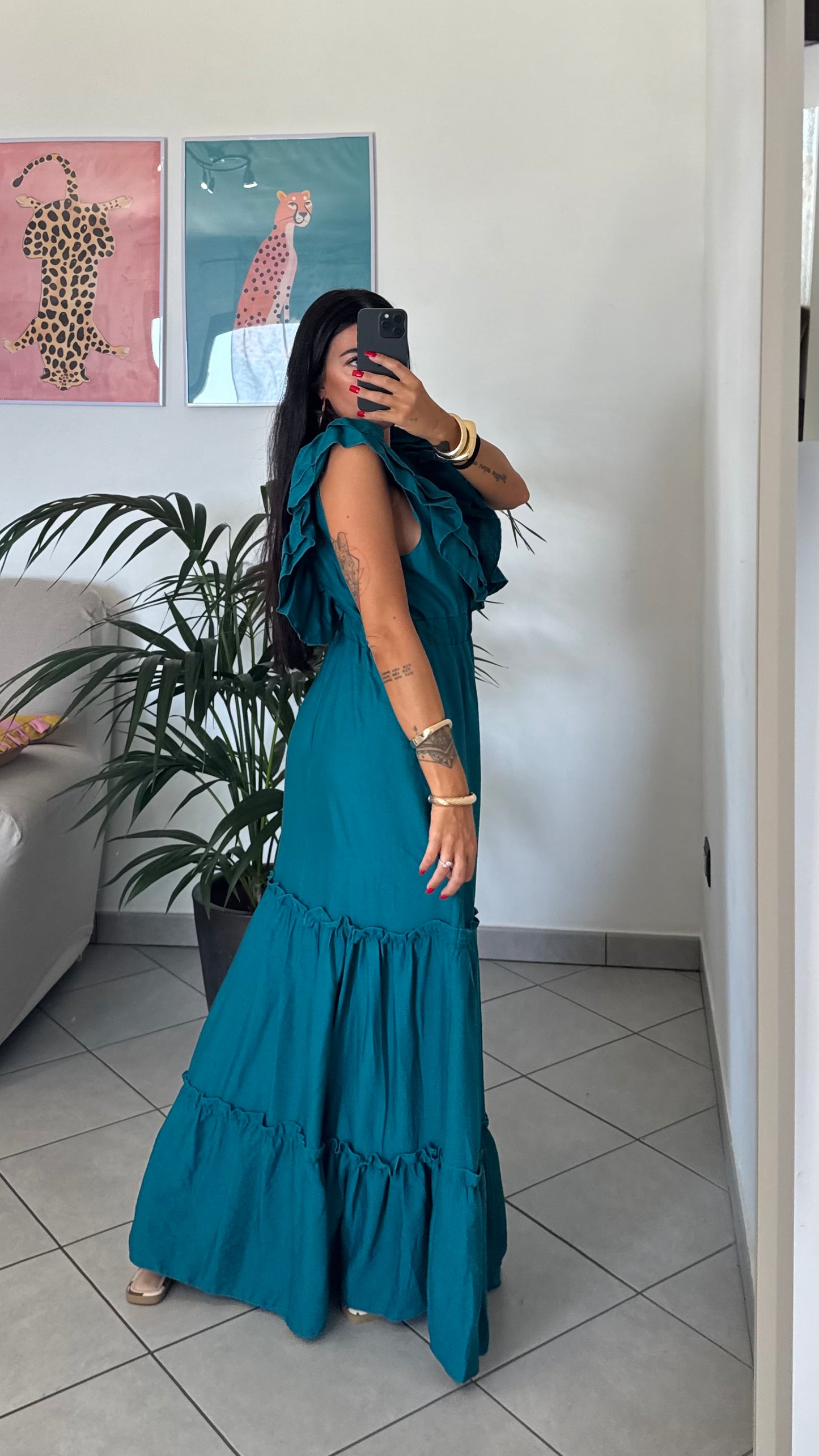 Dress MARGHERITA ottanio